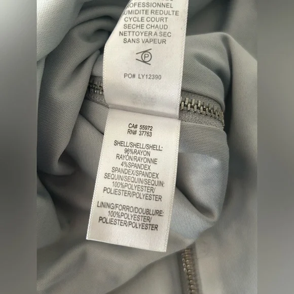 Laundry Shelli Segal Silver Shift Sequined Cocktail Event Dress M 6 Old Money - Picture 11 of 13